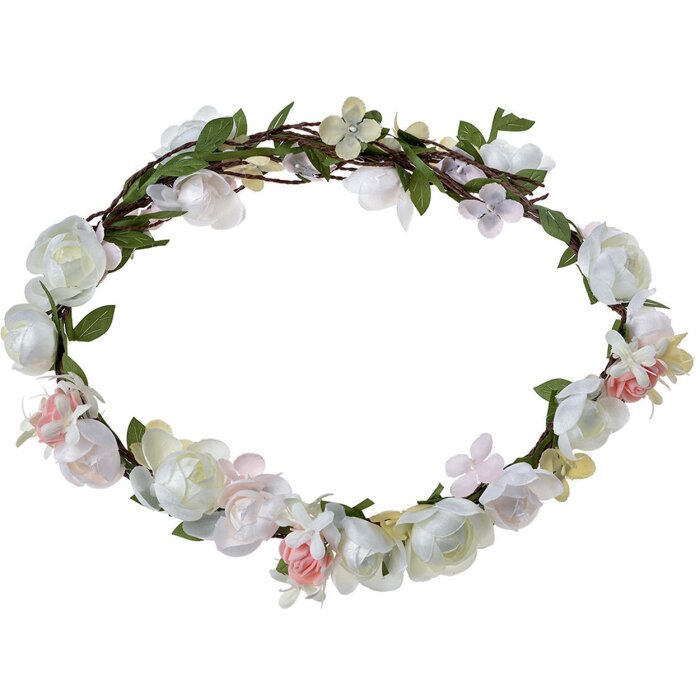 Juleeze JZHB0142 Cerchietto Donna Bianco Verde
