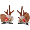 Juleeze JZHC0051 Forcina per capelli marrone Natale