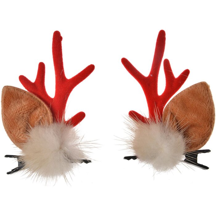 Juleeze JZHC0054 Forcina per capelli rosso marrone