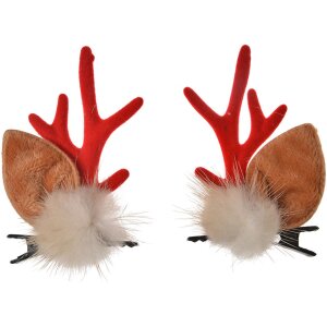 Juleeze JZHC0054 Forcina per capelli rosso marrone