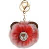 Juleeze JZKC0085 Portachiavi orso rosso, bianco