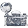 Juleeze JZPI0082 Spilla fotocamera color argento