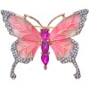 Juleeze JZPI0092 Spilla farfalla rosa