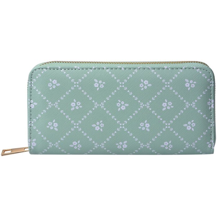 Juleeze JZPU0005-03 Portafoglio Verde, Bianco 10x19 cm