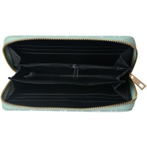 Juleeze JZPU0005-03 Portafoglio Verde, Bianco 10x19 cm