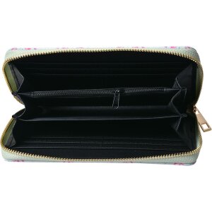 Juleeze JZPU0007-03 Portafoglio Verde, Rosa 10x19 cm