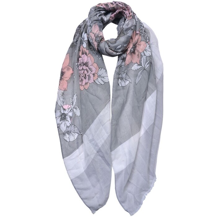 Juleeze JZSC0684G Sciarpa donna modello grigio 85x180 cm