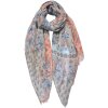 Juleeze JZSC0702 Sciarpa donna fantasia arancione 70x180 cm