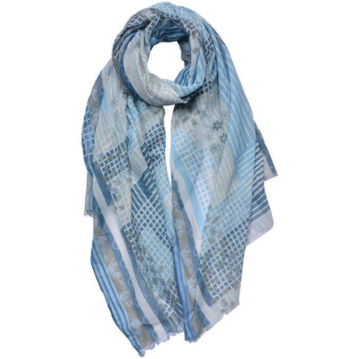 Juleeze JZSC0703 Sciarpa donna modello blu 70x180 cm