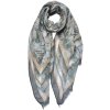Juleeze JZSC0704 Sciarpa donna fantasia verde 70x180 cm