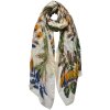 Juleeze JZSC0710W Sciarpa donna modello bianco 90x180 cm