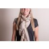 Juleeze JZSC0711BE Sciarpa da donna modello Beige 90x180 cm