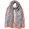 Juleeze JZSC0716O Sciarpa donna fantasia arancione 50x160 cm