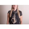Juleeze JZSC0717Z Sciarpa donna modello nero 50x160 cm