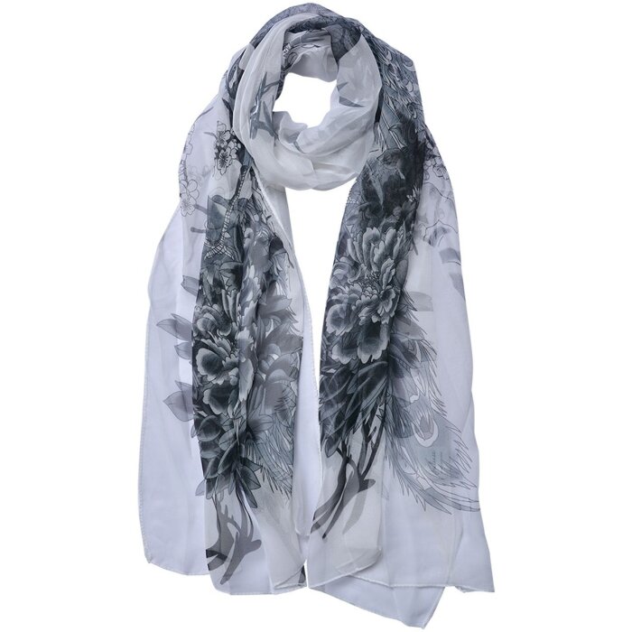 Juleeze JZSC0724W Sciarpa donna modello bianco 50x160 cm