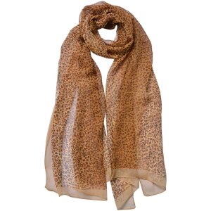 Juleeze JZSC0726BE Sciarpa Donna Beige 50x160 cm