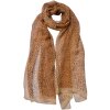Juleeze JZSC0726BE Sciarpa Donna Beige 50x160 cm