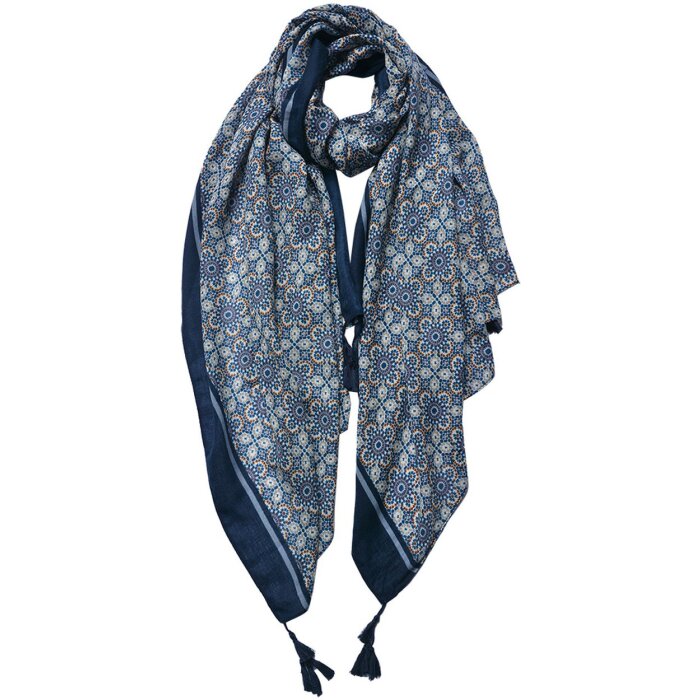 Juleeze JZSC0737BL Sciarpa donna modello blu 90x180 cm