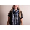Juleeze JZSC0737BL Sciarpa donna modello blu 90x180 cm