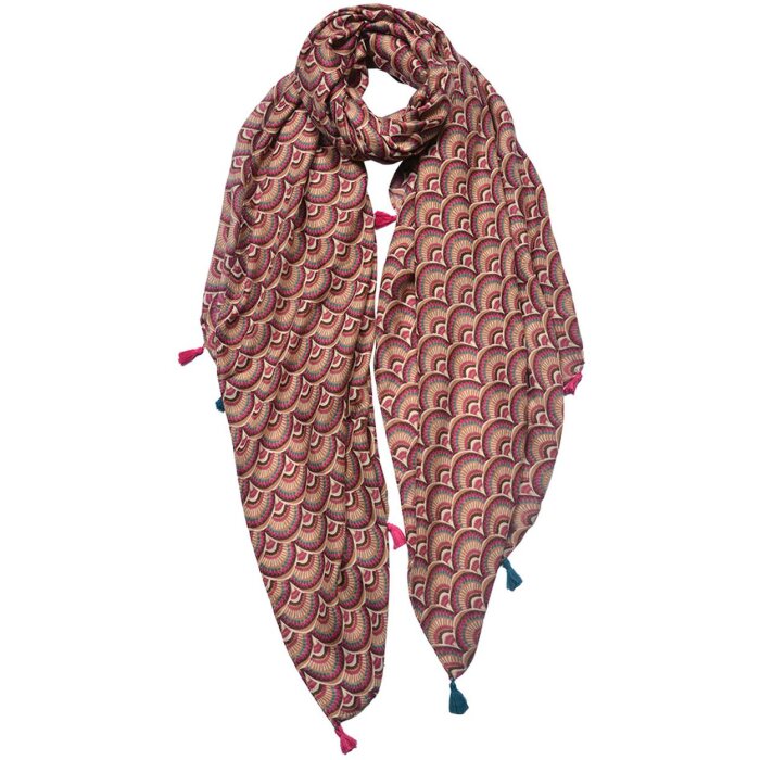 Juleeze JZSC0748CH Sciarpa donna modello marrone 90x180 cm