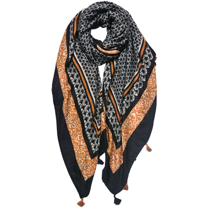 Juleeze JZSC0749Z Sciarpa donna modello nero 90x180 cm