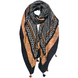 Juleeze JZSC0749Z Sciarpa donna modello nero 90x180 cm