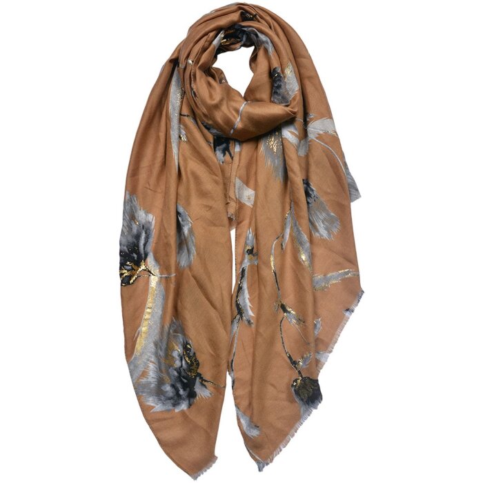 Juleeze JZSC0750CH Sciarpa donna modello marrone 90x180 cm