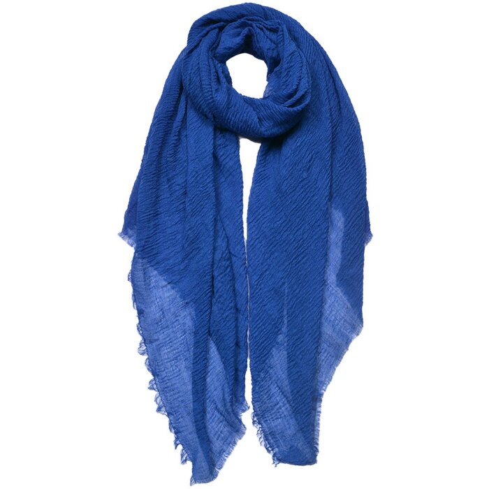 Juleeze JZSC0751BL Sciarpa donna modello blu 90x180 cm