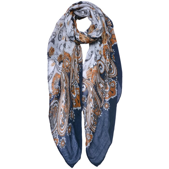 Juleeze JZSC0754BL Sciarpa donna modello blu 90x180 cm