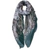 Juleeze JZSC0754GR Sciarpa donna fantasia verde 90x180 cm