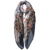 Juleeze JZSC0754Z Sciarpa donna modello nero 90x180 cm