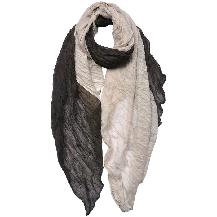 Juleeze JZSC0758 Sciarpa Donna Marrone, Beige 90x180 cm