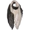 Juleeze JZSC0758 Sciarpa Donna Marrone, Beige 90x180 cm