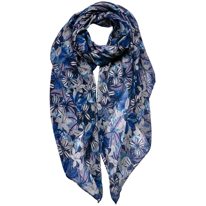 Juleeze JZSC0765BL Sciarpa donna modello blu 90x180 cm