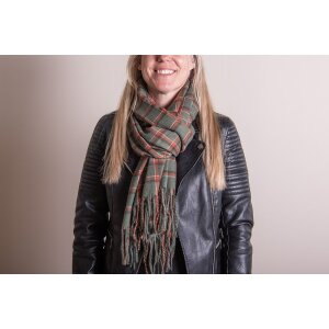 Juleeze JZSC0770GR Sciarpa donna fantasia verde 70x180 cm