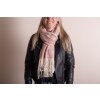 Juleeze JZSC0773P Sciarpa invernale da donna rosa 68x180 cm