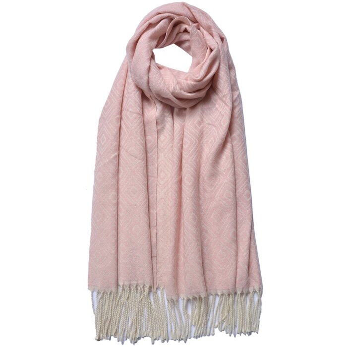 Juleeze JZSC0774P Sciarpa invernale da donna rosa 68x180 cm