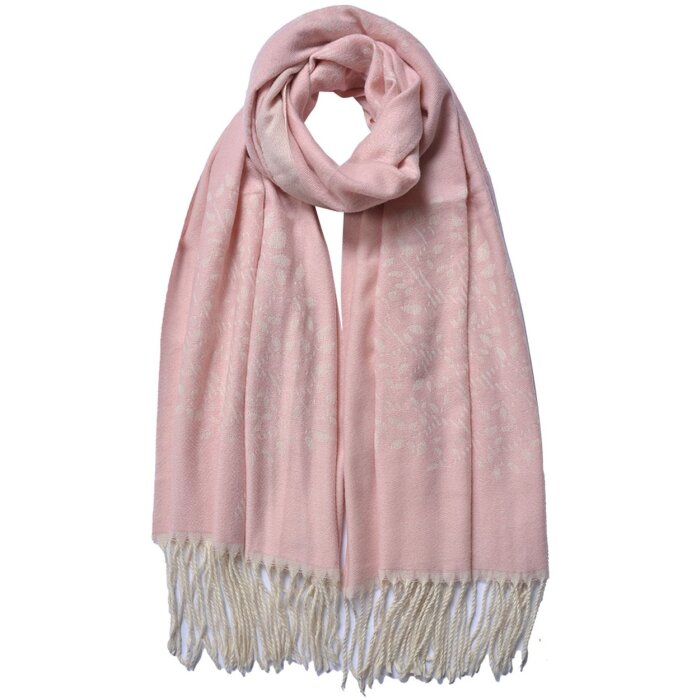 Juleeze JZSC0775P Sciarpa invernale da donna rosa 68x180 cm