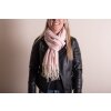 Juleeze JZSC0775P Sciarpa invernale da donna rosa 68x180 cm