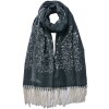 Juleeze JZSC0775Z Sciarpa invernale da donna nera 68x180 cm