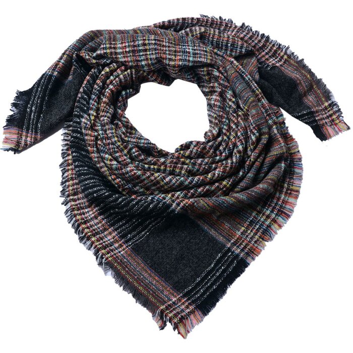 Juleeze JZSC0781G Sciarpa grigia 130x130 cm