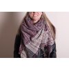 Juleeze JZSC0781R Sciarpa rossa 130x130 cm
