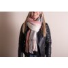 Juleeze JZSC0785P Sciarpa da donna modello rosa 35x180 cm