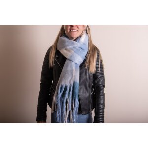 Juleeze JZSC0787BL Sciarpa donna modello blu 36x210 cm