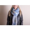 Juleeze JZSC0787BL Sciarpa donna modello blu 36x210 cm