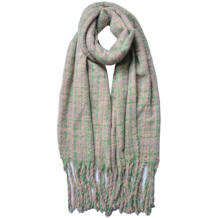 Juleeze JZSC0789GR Sciarpa da donna fantasia verde 40x185 cm