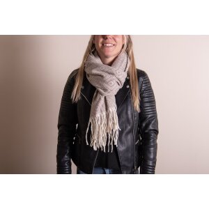 Juleeze JZSC0792BE Sciarpa Donna Beige 65x180 cm