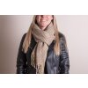 Juleeze JZSC0792BE Sciarpa Donna Beige 65x180 cm