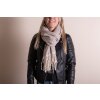 Juleeze JZSC0792BE Sciarpa Donna Beige 65x180 cm
