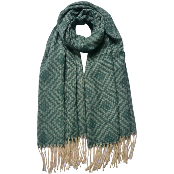 Juleeze JZSC0792GR Sciarpa da donna verde 65x180 cm
